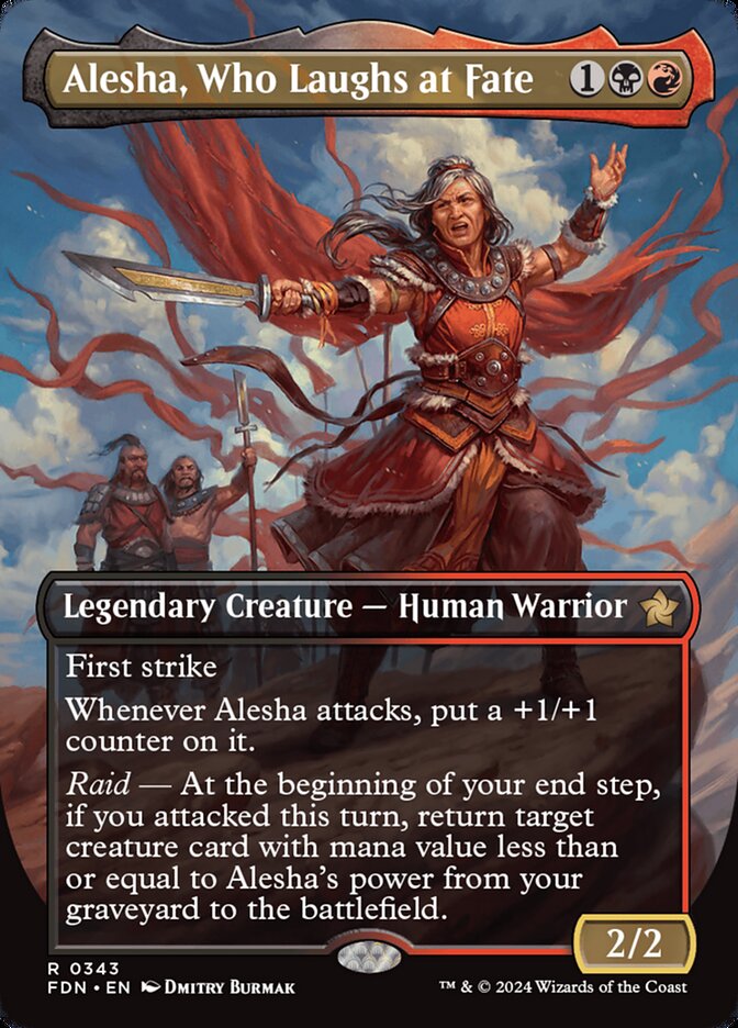 Alesha, Who Laughs at Fate card front