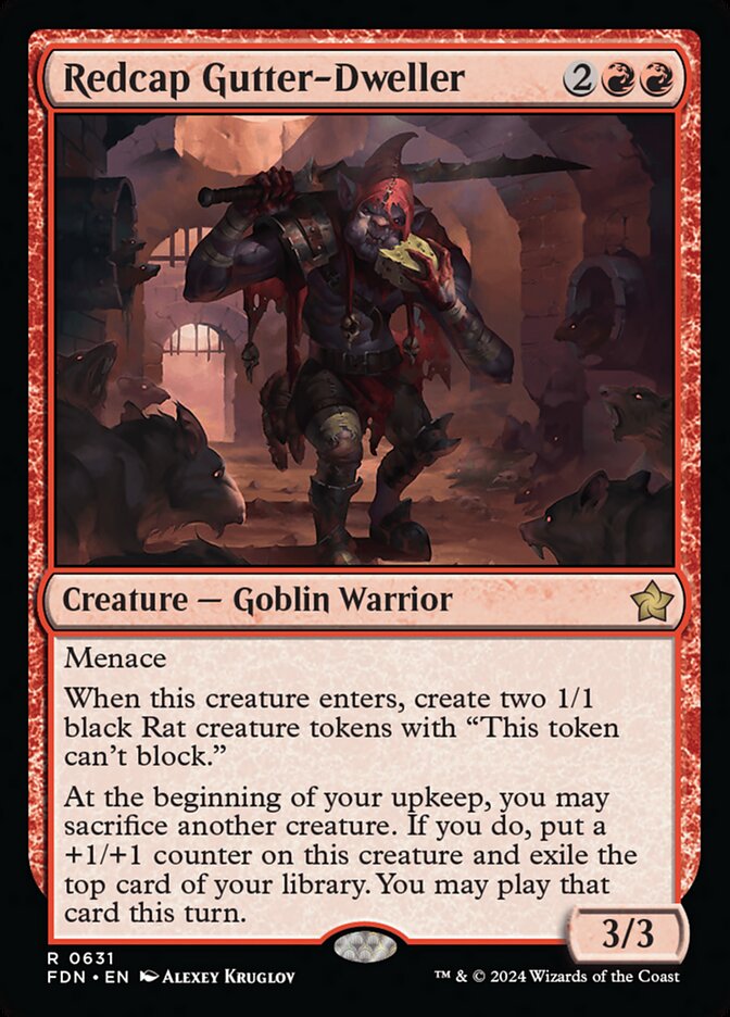 Redcap Gutter-Dweller card front