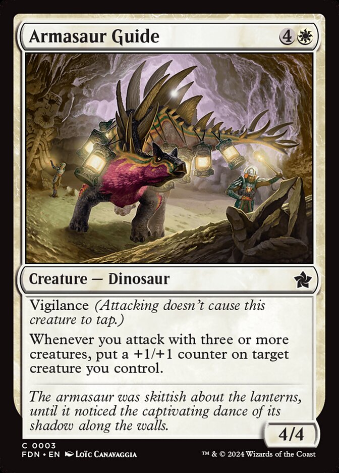 Armasaur Guide card front