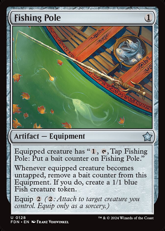 Fishing Pole card front