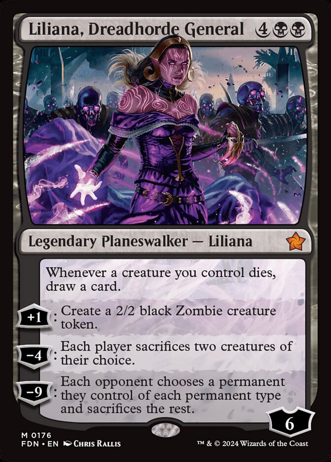 Liliana, Dreadhorde General card front