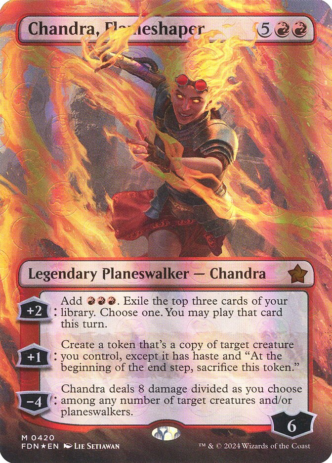 Chandra, Flameshaper card front