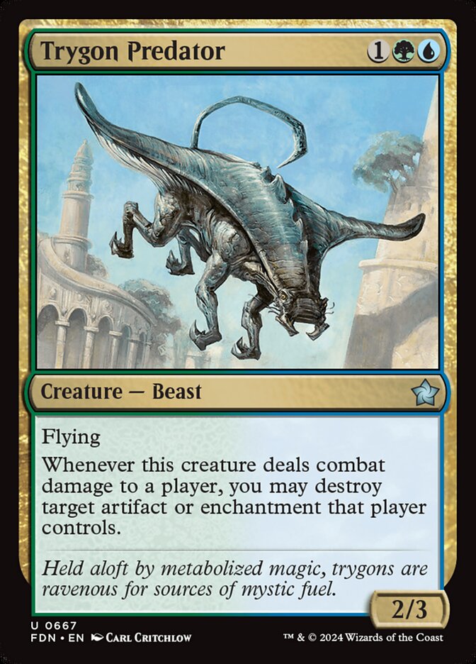 Trygon Predator card front