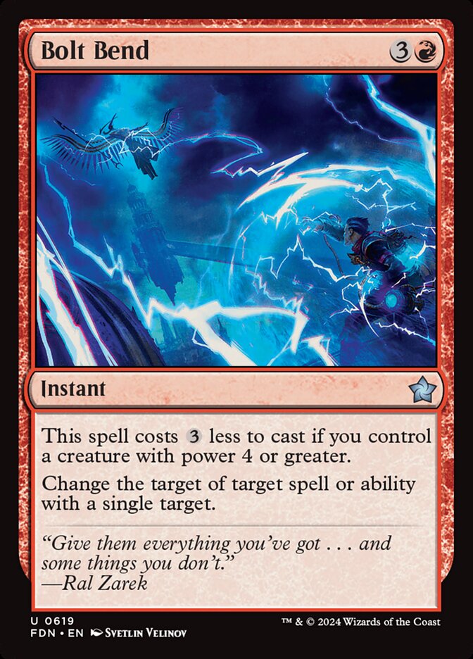 Bolt Bend card front
