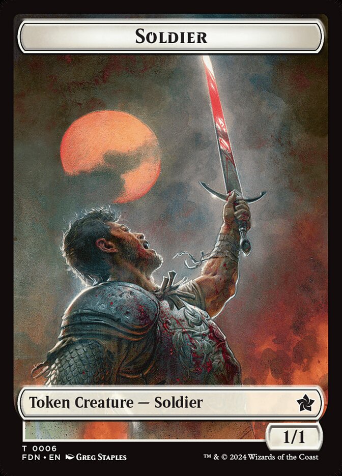 Soldier card front