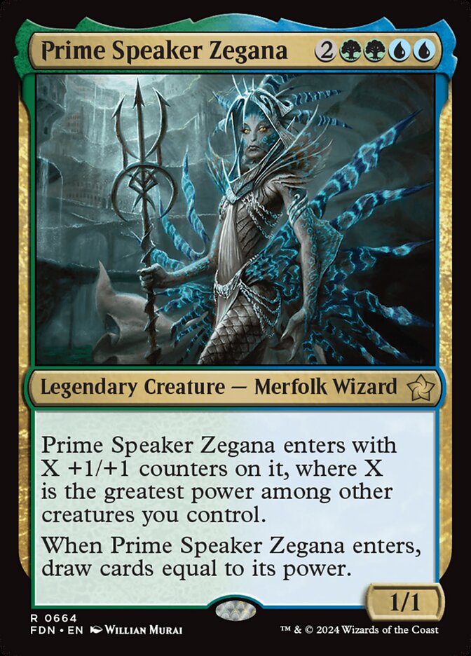 Prime Speaker Zegana card front