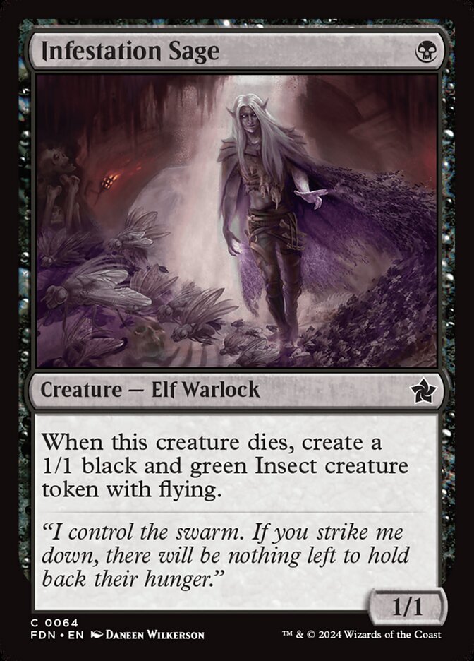 Infestation Sage card front