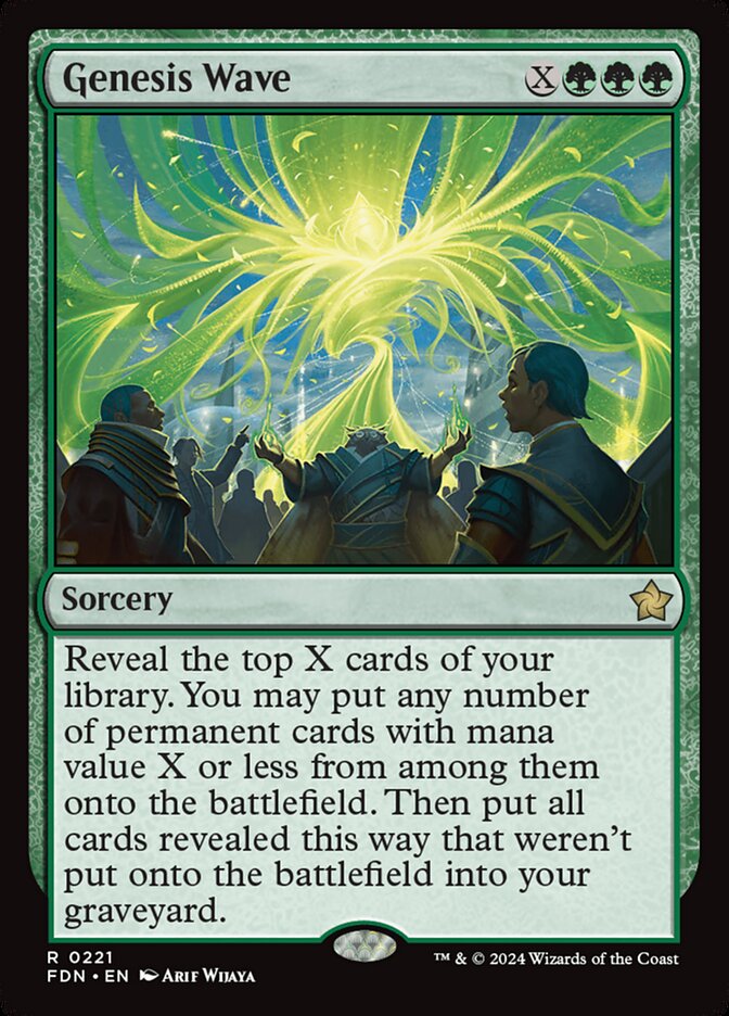Genesis Wave card front