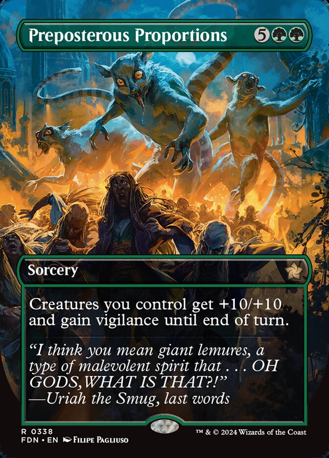 Preposterous Proportions card front