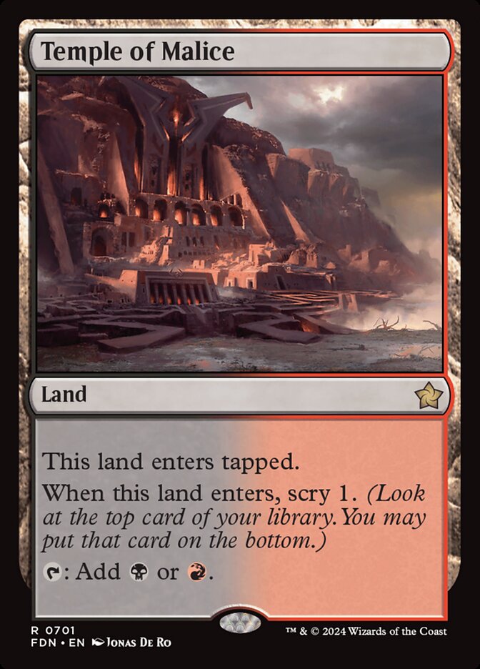 Temple of Malice card front