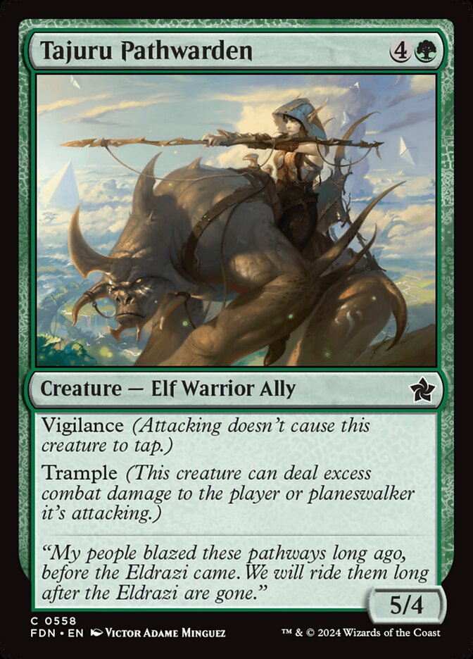 Tajuru Pathwarden card front