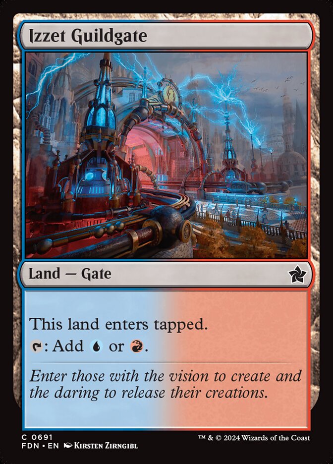 Izzet Guildgate card front