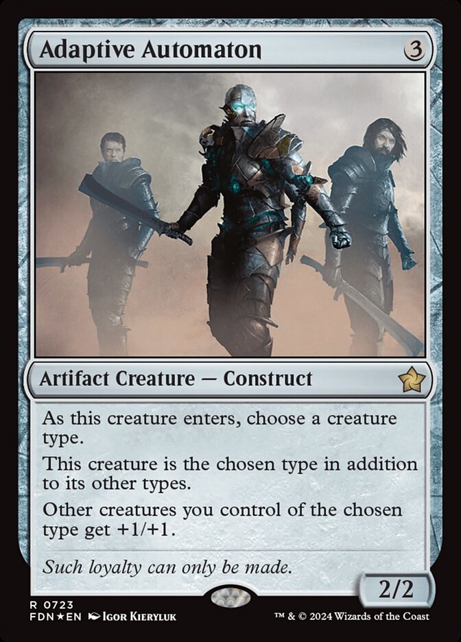 Adaptive Automaton card front