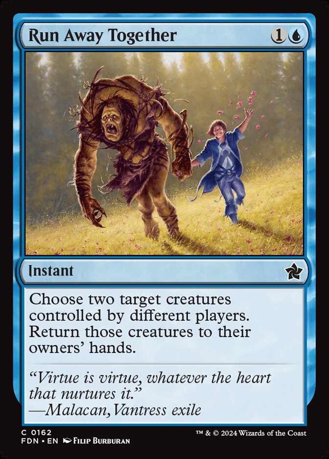 Run Away Together card front
