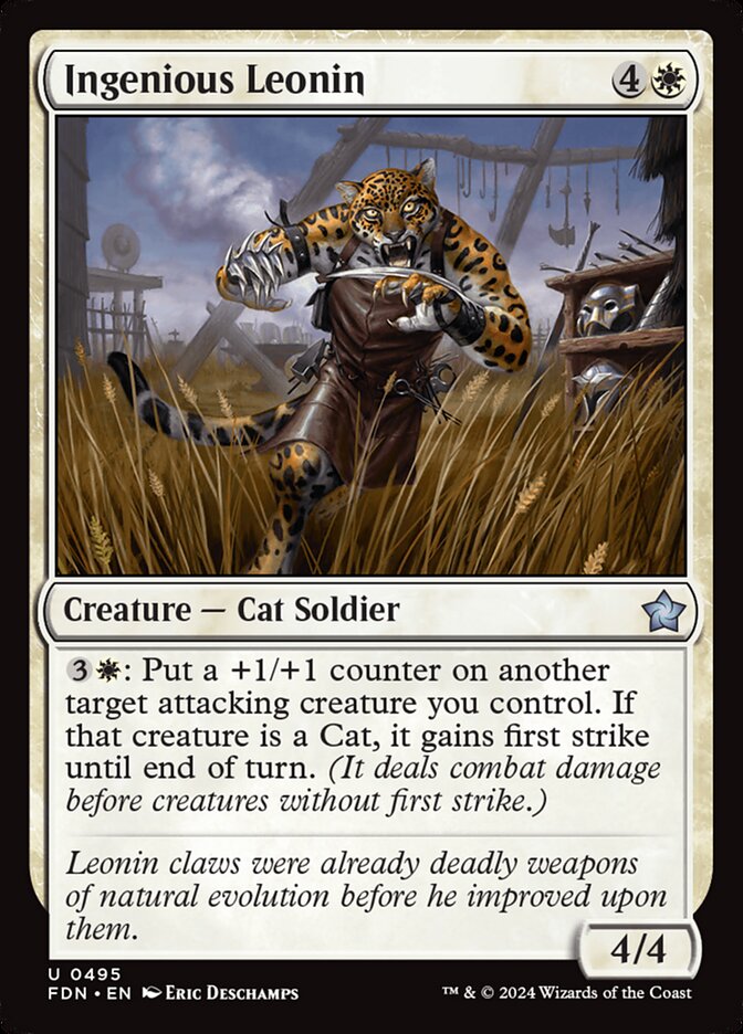 Ingenious Leonin card front