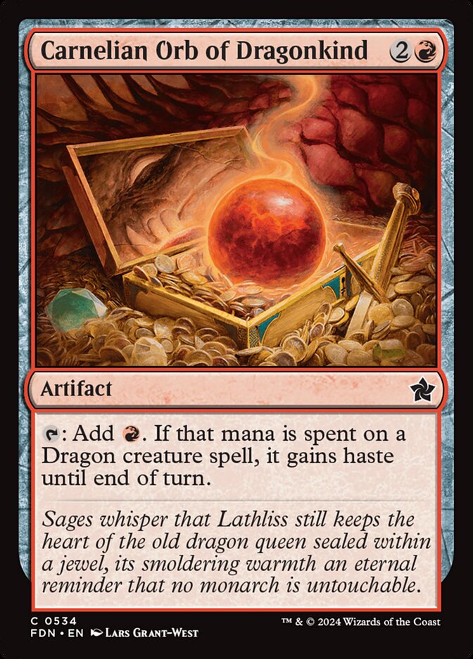 Carnelian Orb of Dragonkind card front