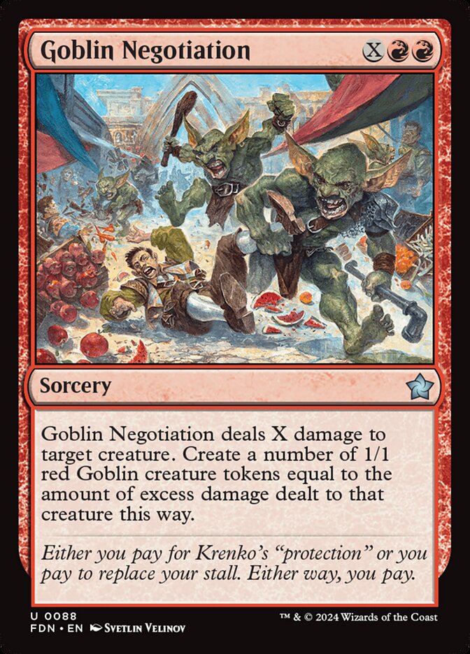 Goblin Negotiation card front