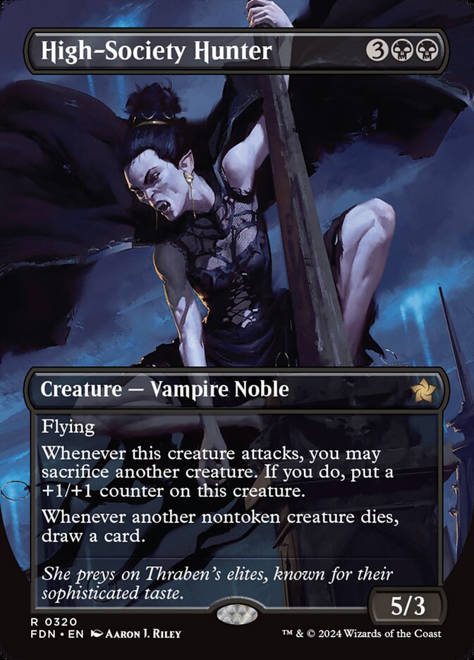 High-Society Hunter card front