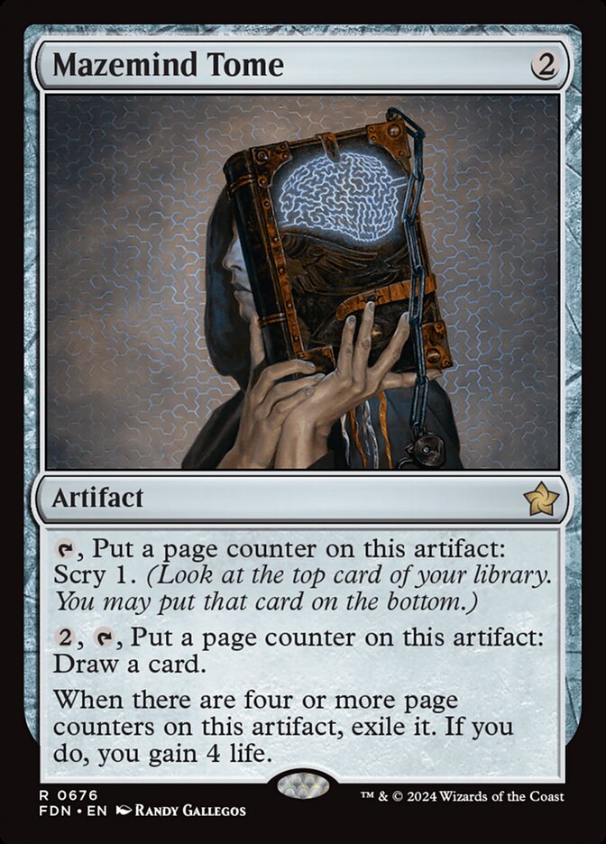 Mazemind Tome card front