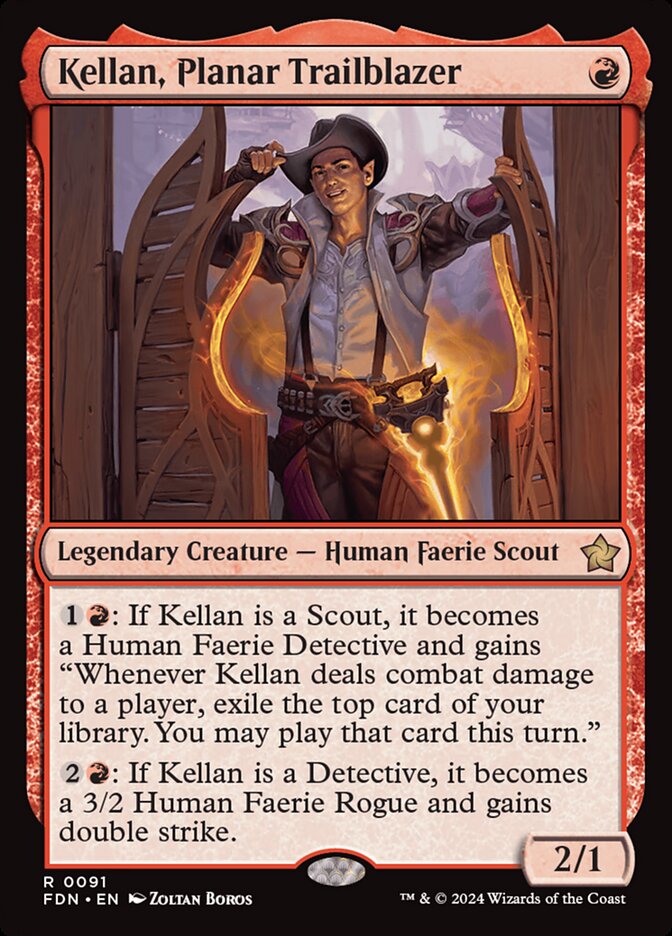 Kellan, Planar Trailblazer card front