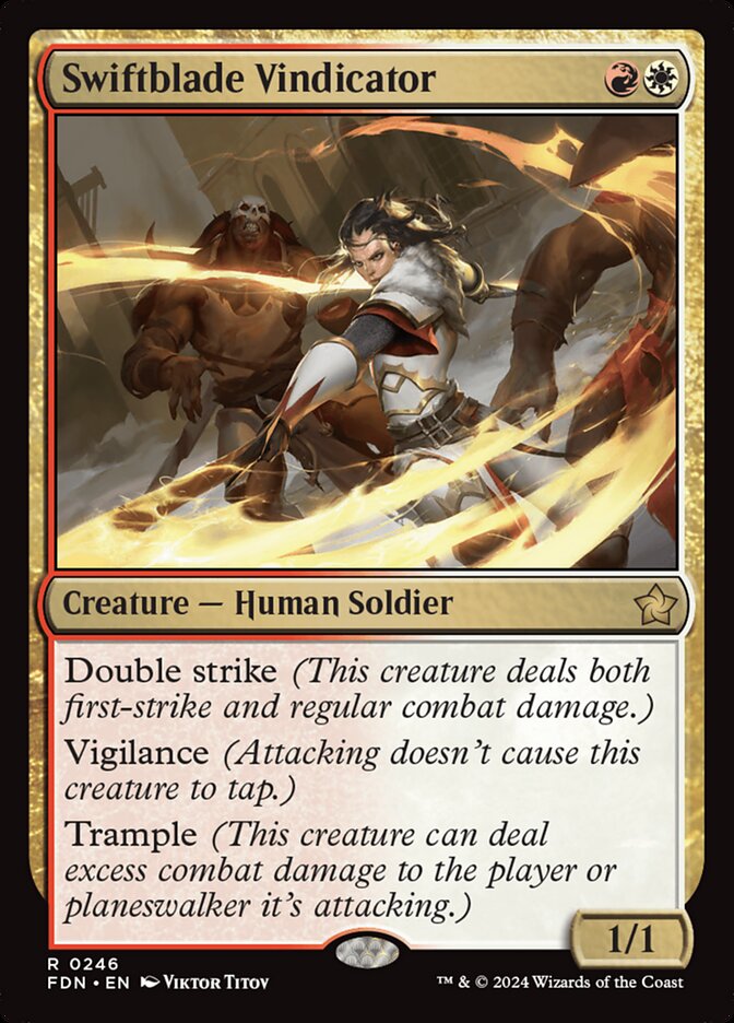 Swiftblade Vindicator card front