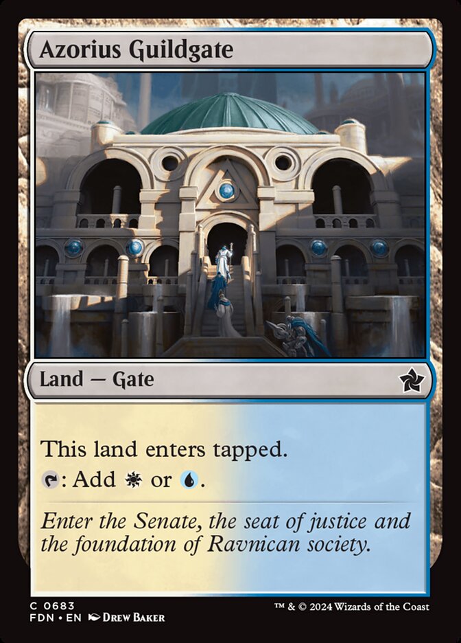Azorius Guildgate card front