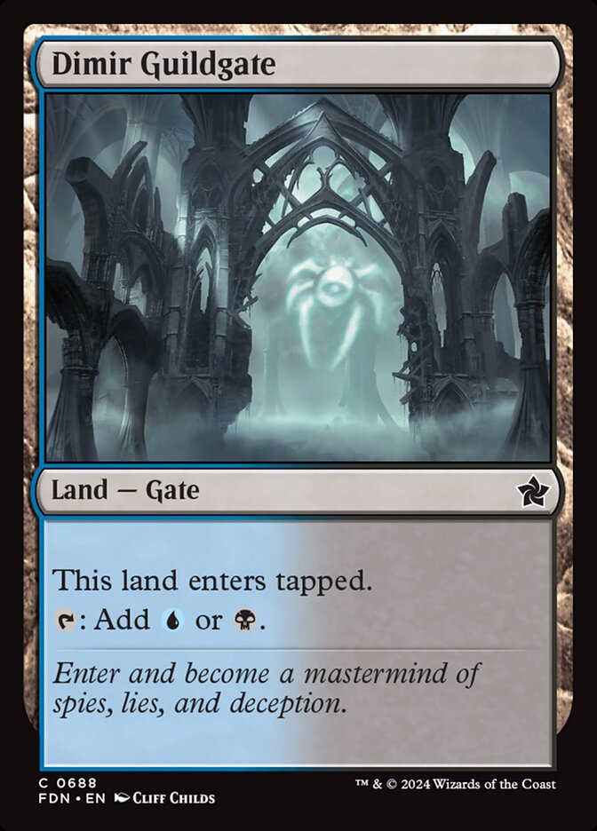 Dimir Guildgate card front