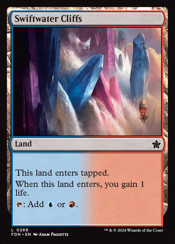 Swiftwater Cliffs card front