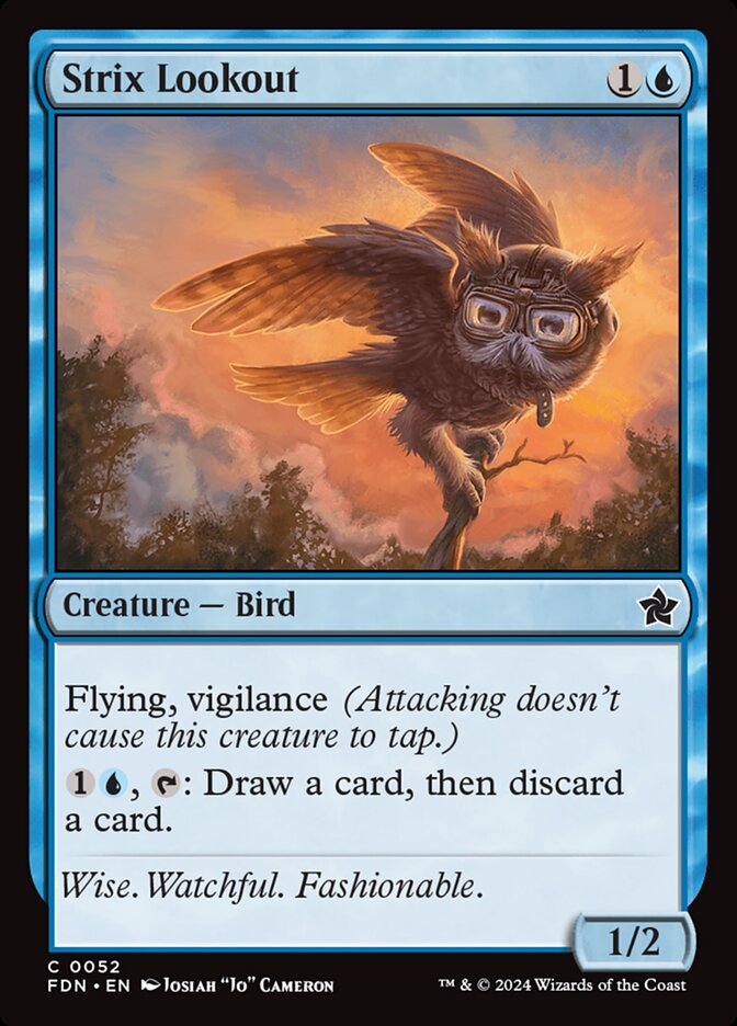 Strix Lookout card front