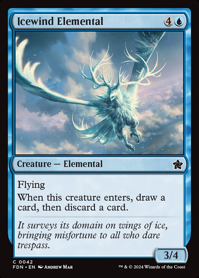 Icewind Elemental card front