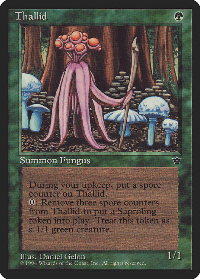 Thallid card front