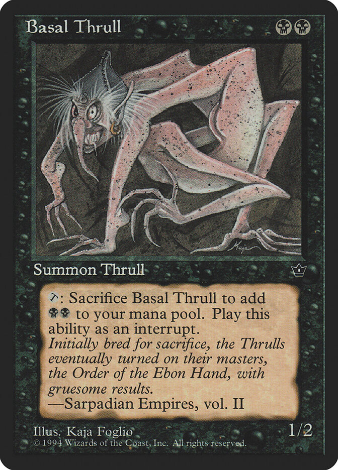 Basal Thrull card front