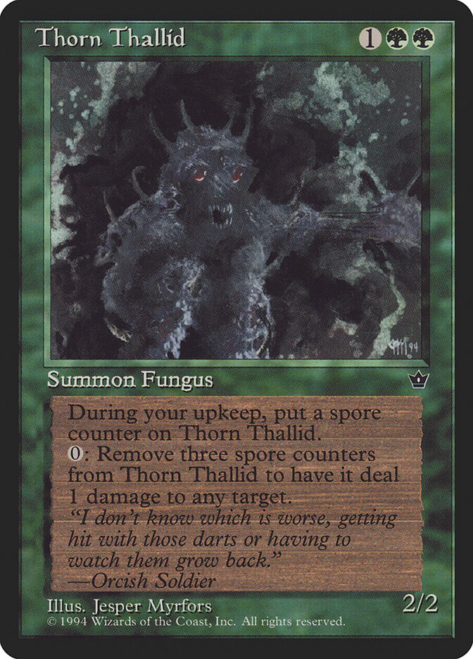 Thorn Thallid card front
