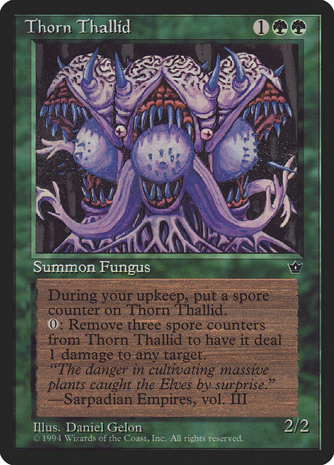Thorn Thallid card front