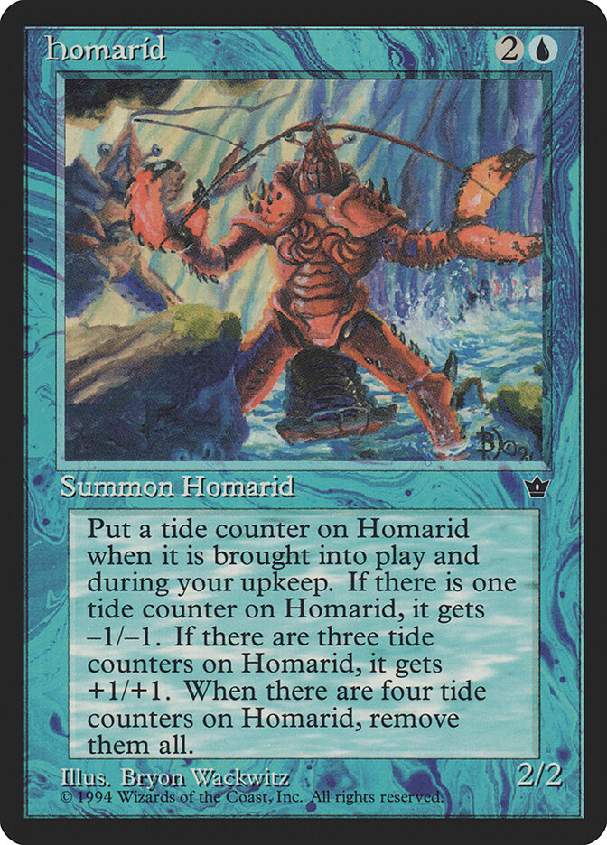 Homarid card front