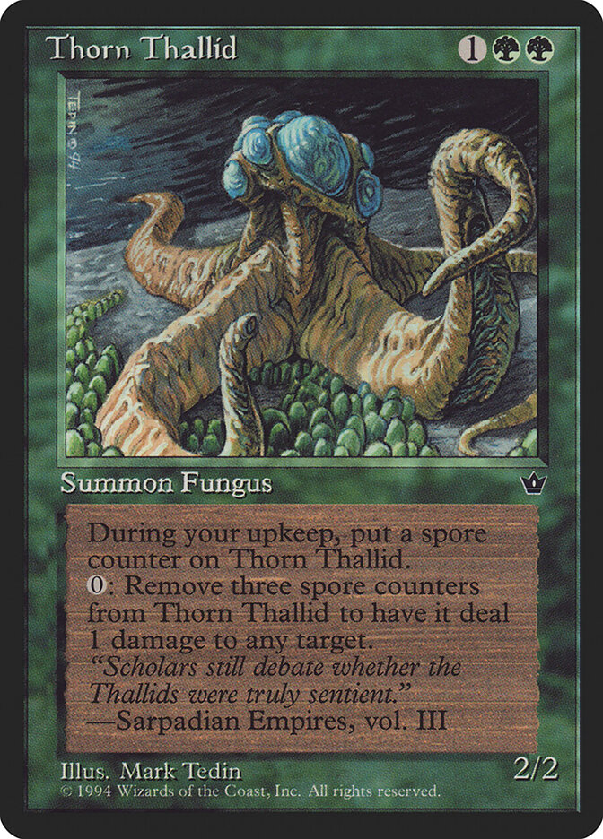 Thorn Thallid card front