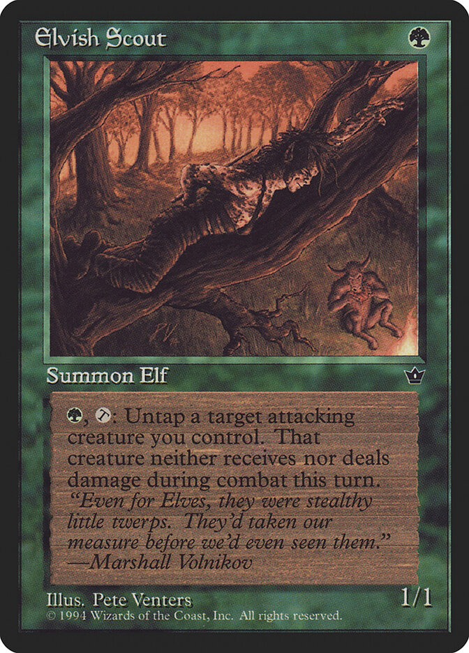 Elvish Scout card front