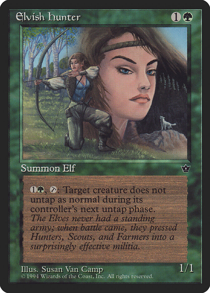 Elvish Hunter card front