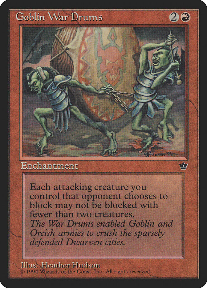 Goblin War Drums card front