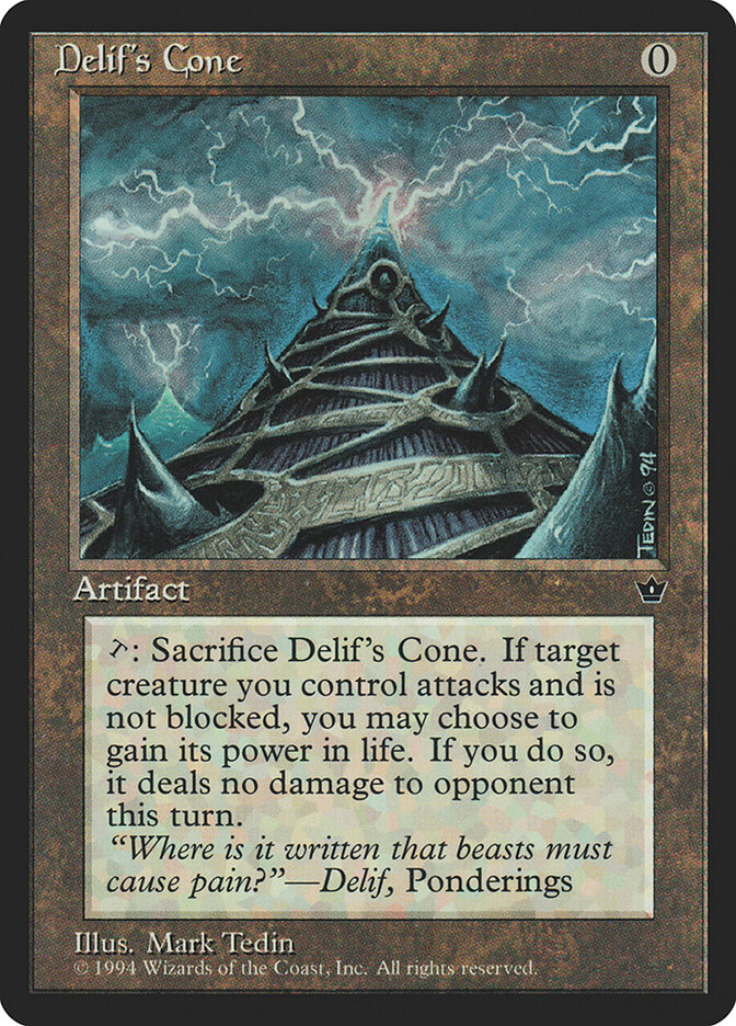 Delif's Cone card front