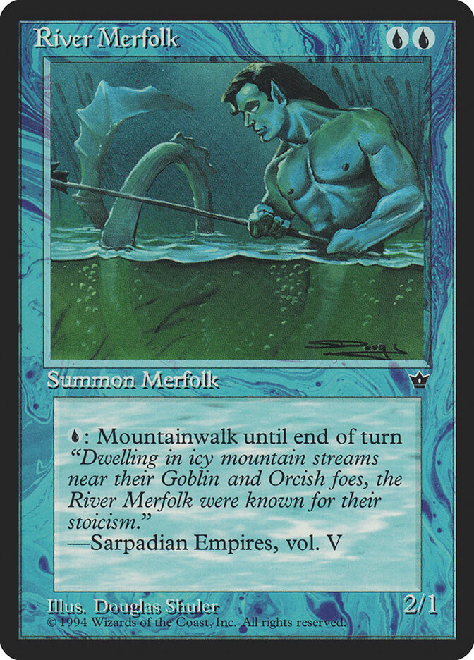 River Merfolk card front