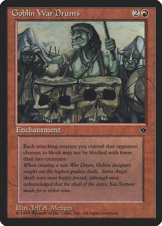 Goblin War Drums card front