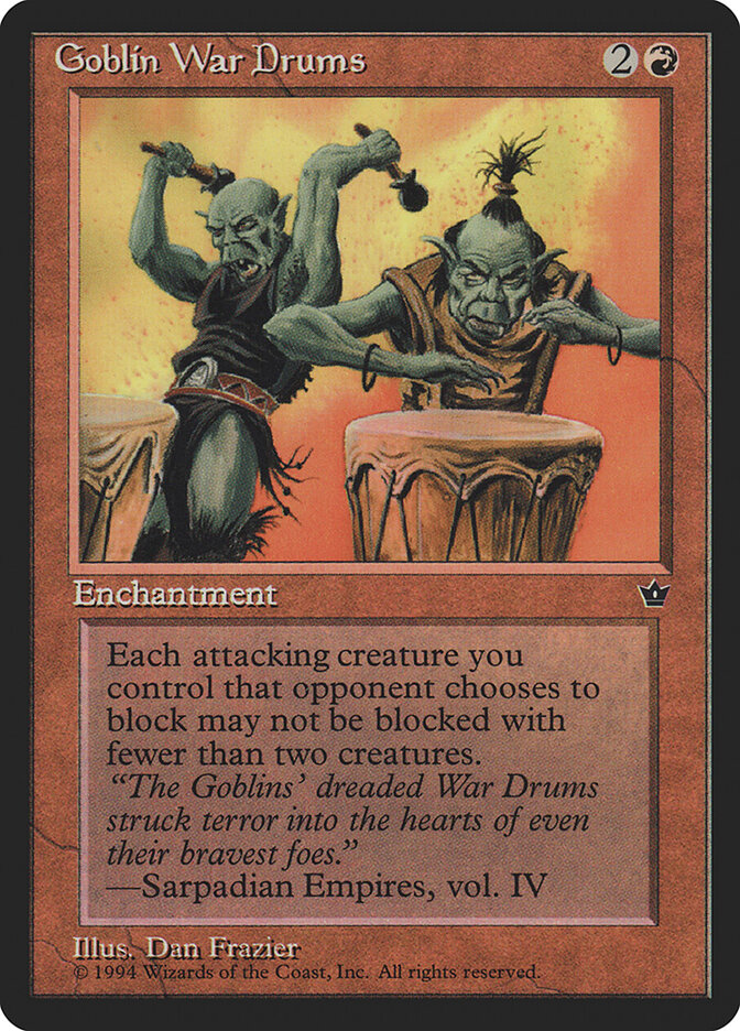 Goblin War Drums card front