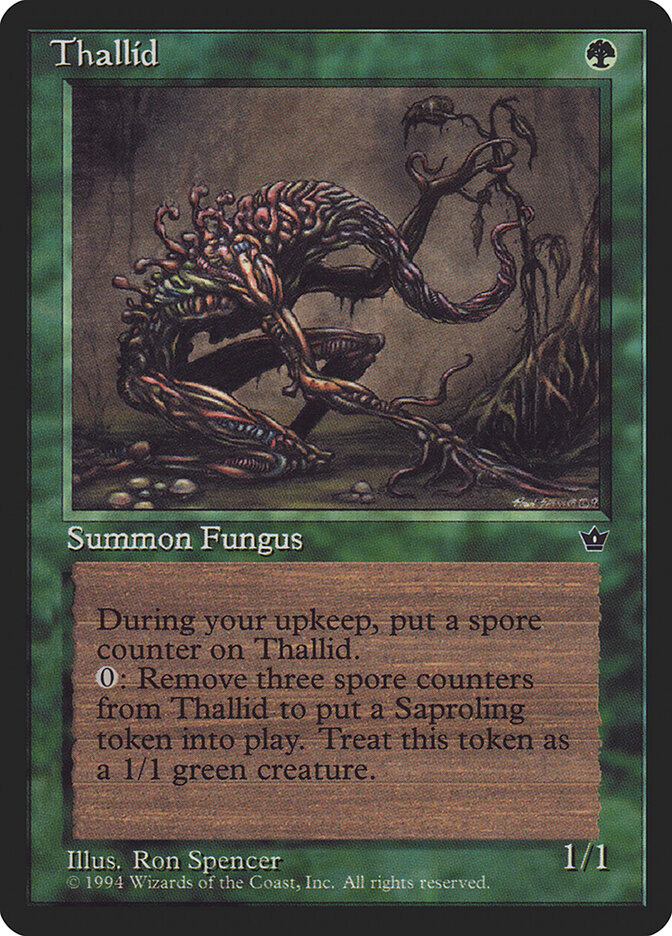 Thallid card front