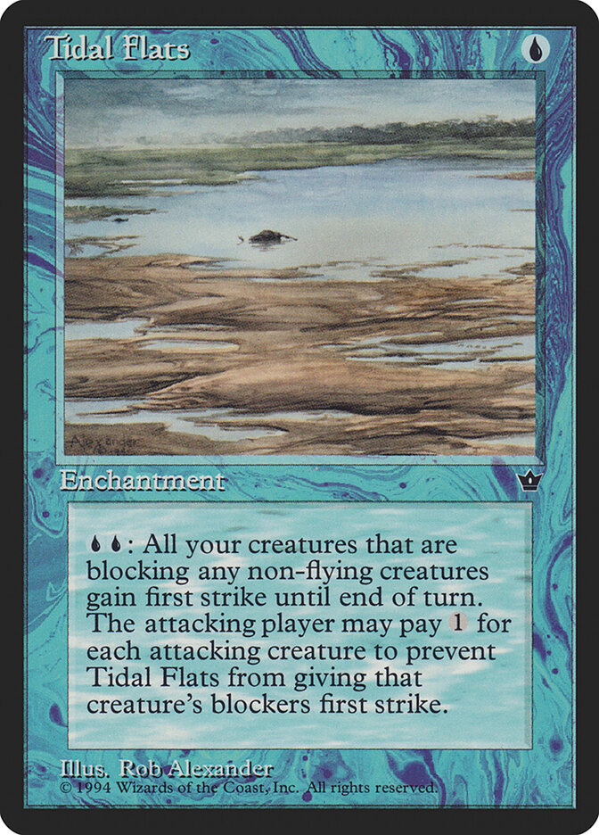Tidal Flats card front