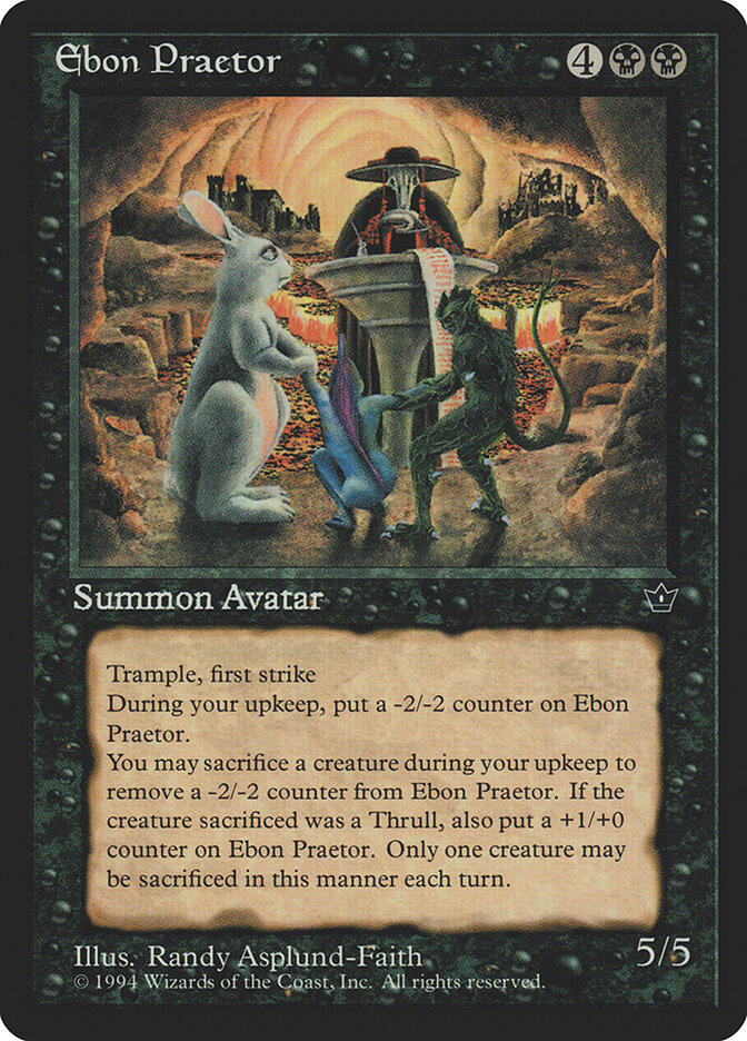 Ebon Praetor card front