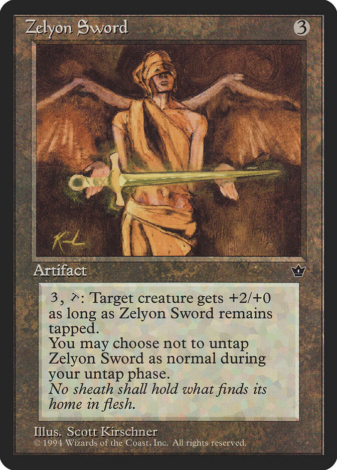 Zelyon Sword card front