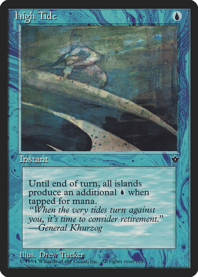 High Tide card front