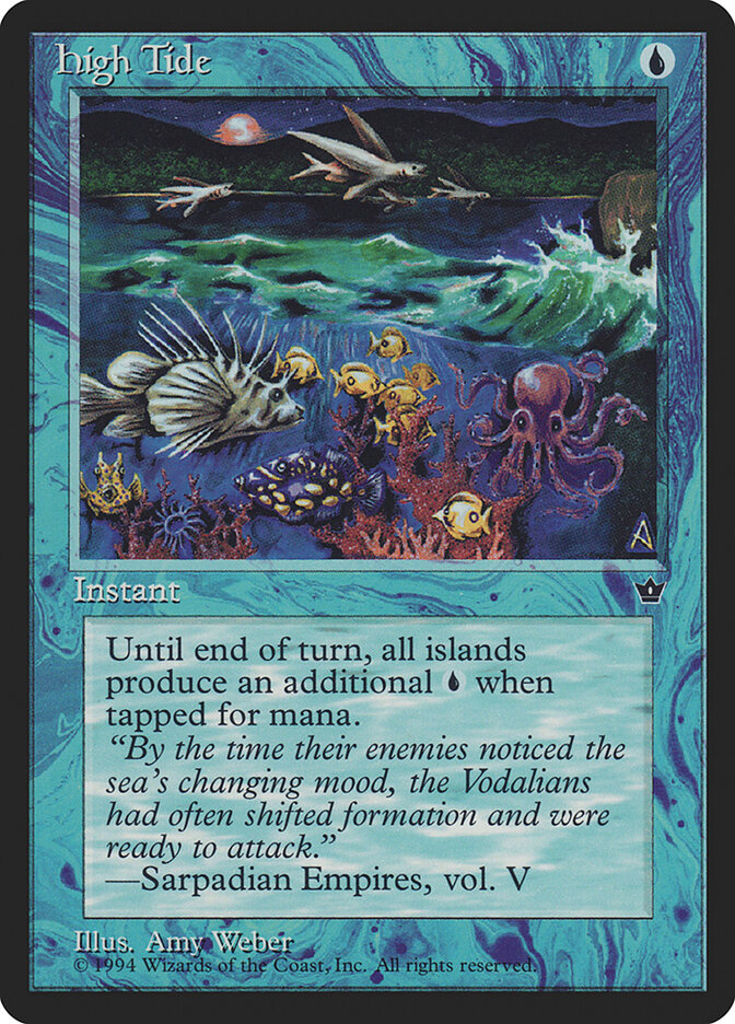High Tide card front