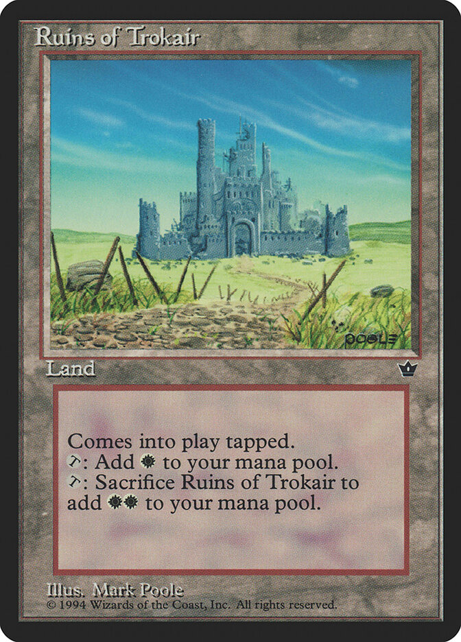 Ruins of Trokair card front